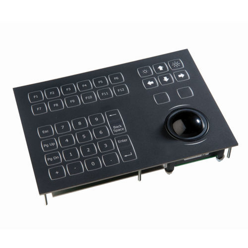 Computertastatur für Schiffe - KSML38 - NSI - 38 Tasten / Trackball / IP65