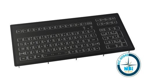 Computertastatur für Yacht - KSM103 - NSI - für Schiffe / für Segelboote / 103 Tasten