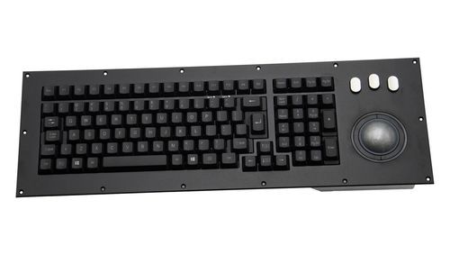 Computertastatur für Marineanwendungen - MKBL107 - NSI - 107 Tasten / wasserdicht / Trackball