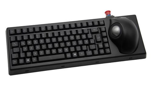Computertastatur für Marineanwendungen - MKBE87 - NSI - 87 Tasten / wasserdicht / Trackball