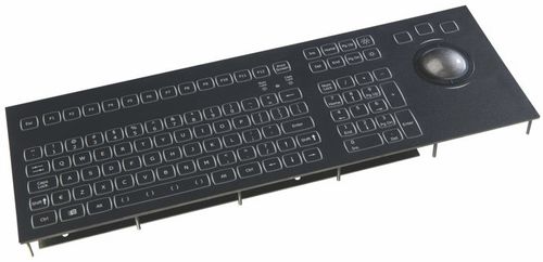 Computertastatur für Schiffe - KSMX106 - NSI - für Yachthafen / 106 Tasten / Trackball