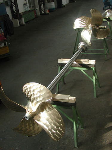 Propeller für Yacht - Schaffran Propeller + Service - für Schiffe / Fest / Propellerwelle