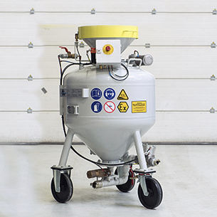 Sandstrahlmaschine für Werft - ATEX series - Straaltechniek International - mobil