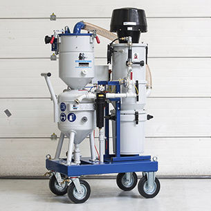 Sandstrahlmaschine für Werft - SSM 62-050 CE - Straaltechniek International - mobil