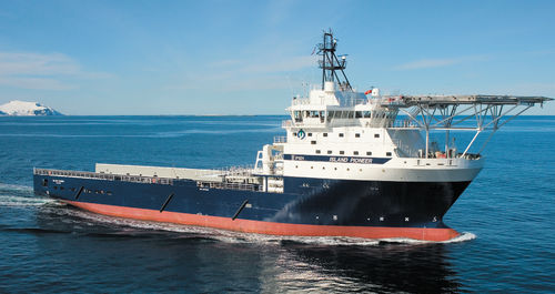 Offshore-Service-Schiff / Bohrinselversorgungsschiff (PSV) - Island Pioneer - ULSTEIN