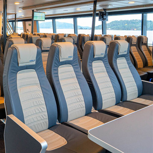 Sitz für Passagierschiffe - CRUISE COMFORT - West Mekan - mit Armlehnen / hohe Rückenlehne / 2 Plätze