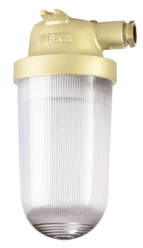 Lampe für den Innenraum - PC-GLOBE LONG - WISKA Hoppmann GmbH - für Schiffe / fluoreszierend / Messing