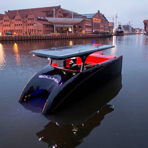Offenes Boot / Katamaran - Catamaran Electrico - Flash Catamarans - Innenborder / Elektro-Solar / max. 10 Personen