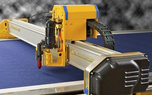 CNC-Schneidetisch - Elektron B2 Ultra - AERONAUT - Ultraschall / per Ansaugung / für Werft