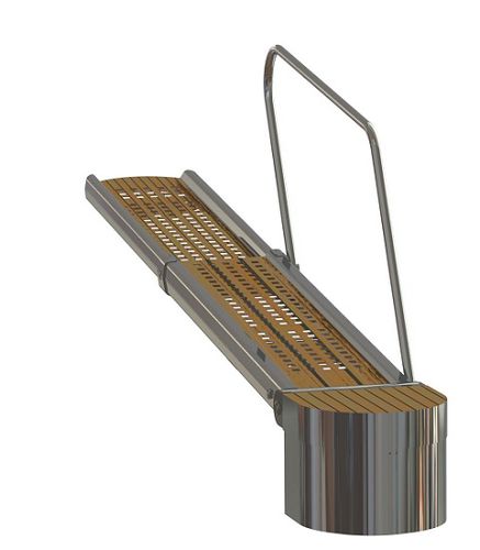 Gangway für Boot - GTL42-270D - Almar - für Yacht / Teleskop / schwenkbar