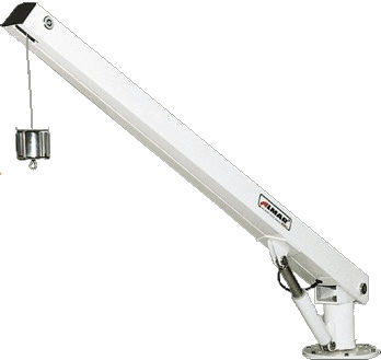 Davit für Boot - DK 25/210  - Almar - für Yacht / hydraulisch / schwenkbar