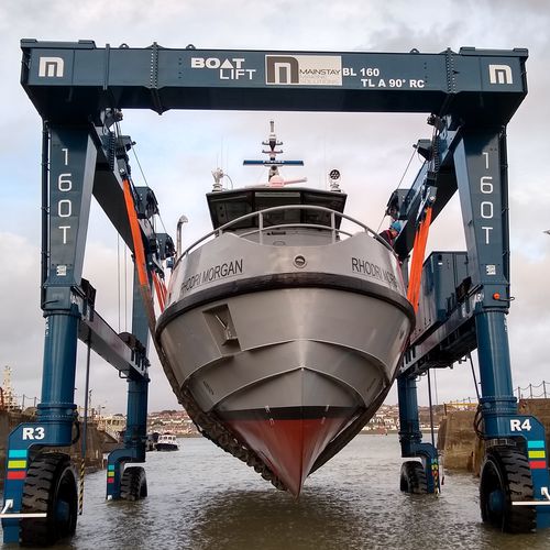 Travellift mit Allradlenkung - BL160TL CROC  - BOAT LIFT - ferngesteuert / amphibisch