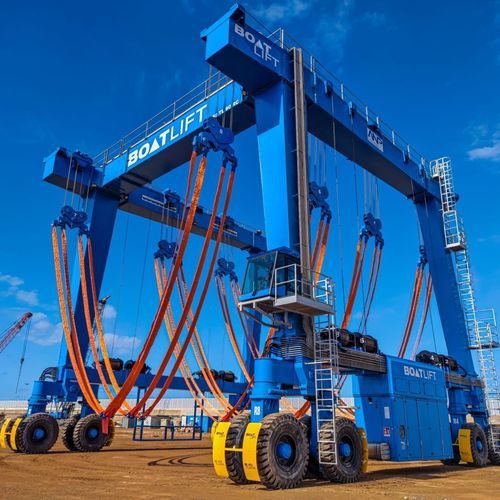 Ferngesteuerter Travellift - BL450TL-90°RC - BOAT LIFT - mit Allradlenkung / für Schwerlasten / für Hubanwendungen