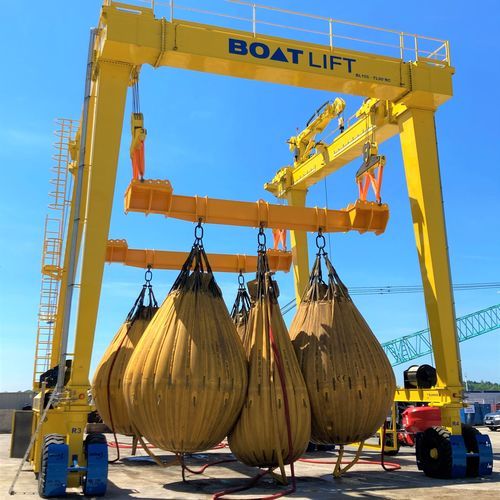 Ferngesteuerter Travellift - BL155TL-90°RC - BOAT LIFT - mit Allradlenkung / für Schwerlasten / für Hubanwendungen