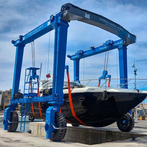 Ferngesteuerter Travellift - BL80TL-90°  - BOAT LIFT - Vierradantrieb / mit Allradlenkung / für Schwerlasten