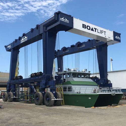 Ferngesteuerter Travellift - BL500TL-90° - BOAT LIFT - Vierradantrieb / mit Allradlenkung / für Schwerlasten