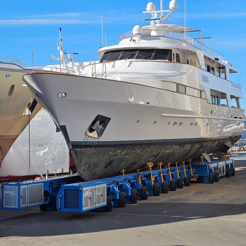 Anhänger für Materialumschlag - BL580MA–90°DSC TRIDEM - BOAT LIFT - für Boot / für Werft / Tandem