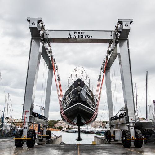 Ferngesteuerter Travellift - BL320TL-90°RC - BOAT LIFT - mit Allradlenkung / für Schwerlasten / für Hubanwendungen