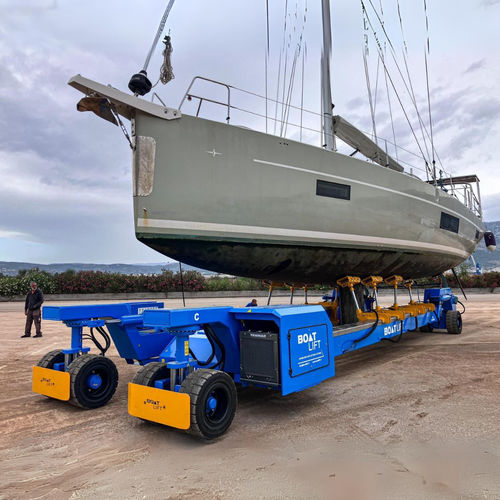 Anhänger für Materialumschlag - BL45MA-90°DSC - BOAT LIFT - für Werft / ferngesteuert / mit Eigenantrieb