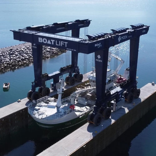 Ferngesteuerter Travellift - BL670TL-90&deg;DSC - BOAT LIFT - mit Allradlenkung / für Schwerlasten / für Hubanwendungen