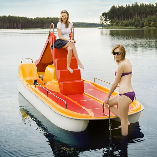 Sechssitzer-Tretboot - SUN FERRY - SAMAR - mit Rutschbahn / für gewerbliche Nutzung / für Mietunternehmen