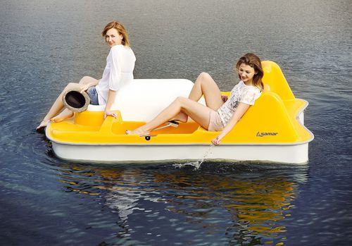 Dreisitzer-Tretboot - KRAB - SAMAR - für gewerbliche Nutzung / für Mietunternehmen / wartungsfrei