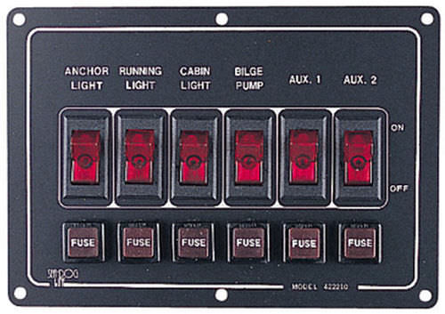 Schalttafel für Boot - Sea-Dog Line - Strom