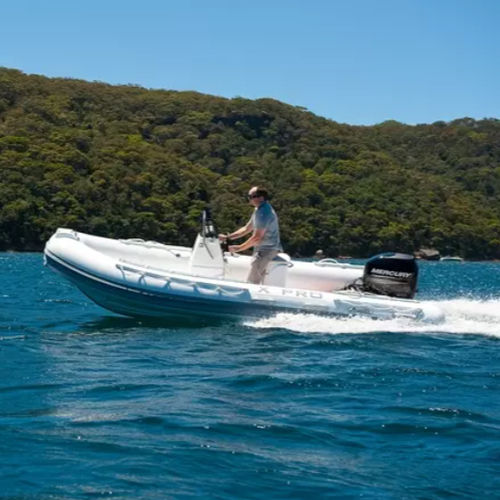 Außenborder-Schlauchboot - HSF series - Weihai Hifei Marine Co., Ltd - halbstarr / mit Mittelkonsole / Open