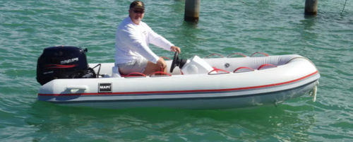 Außenborder-Schlauchboot - H-V series - Weihai Hifei Marine Co., Ltd - Open / mit Seitenkonsole / max. 4 Personen
