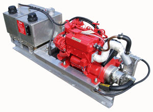 Hydraulikaggregat für Berufsschiffe - 25 Hp - Spencer Carter - dieselbetrieben