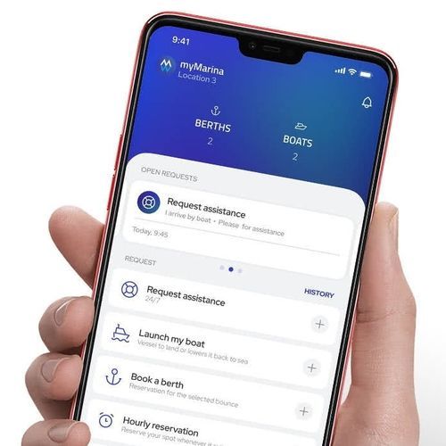 Zutritts-App - myMarina - Marina Master Ltd - für Boot / für Yachthafen