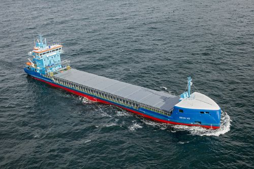 Massengutfrachter-Frachtschiff - Eeva VG - Royal Bodewes - für Stückgut / Eisklasse