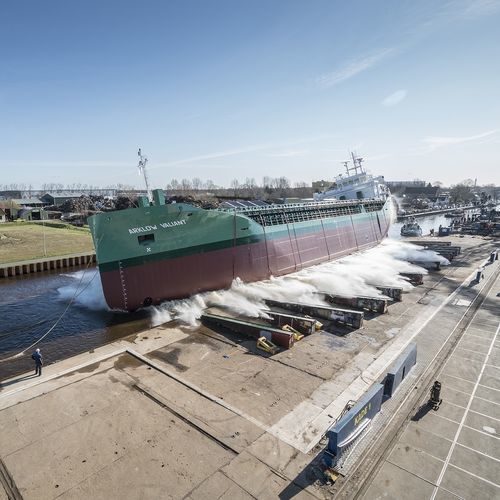 Mini-Massengutfrachter-Frachtschiff - Arklow Valiant - Royal Bodewes