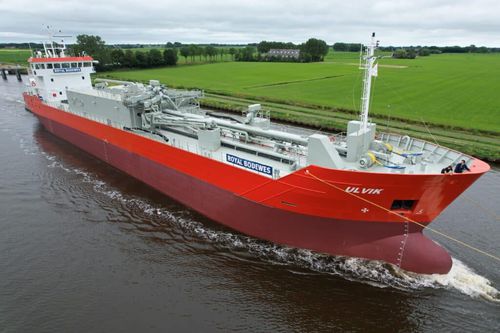 Zementfrachter-Frachtschiff - Ulvik - Royal Bodewes - Eisklasse / hybrid