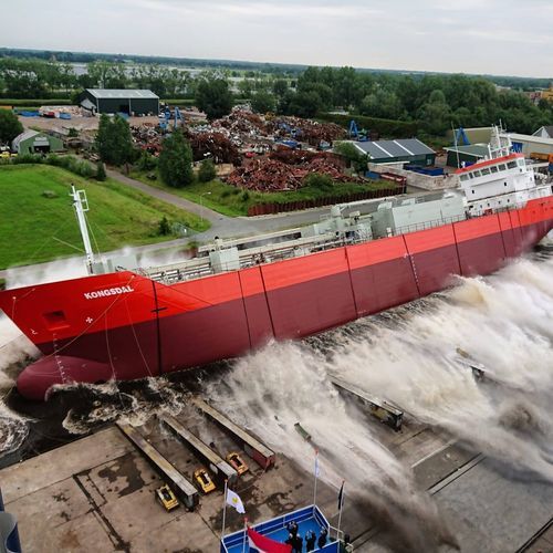 Zementfrachter-Frachtschiff - Kongsdal - Royal Bodewes - hybrid