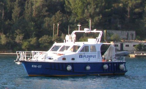 Patrouillenboot Berufsschiff - PLOVPUT - Brodosplit Shipyard - Lotsenboot / Diesel / Croatian Register of Shipping