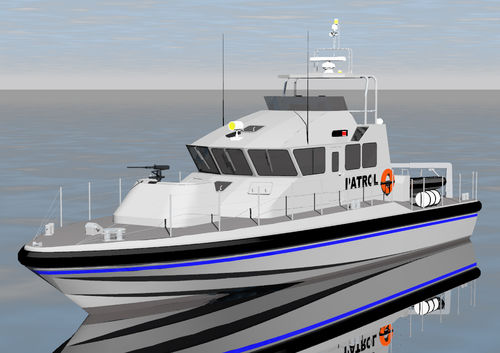 Patrouillenboot Berufsschiff - 23 - Estaleiros Navais de Peniche - Innenborder / Stahl