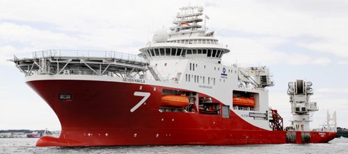 Offshore-Service-Schiff / Taucherbasis - SEVEN FALCON - Havyard Group