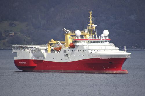 Schiff für die seismische Forschung - POLAR EMPRESS - Kleven Maritime AS
