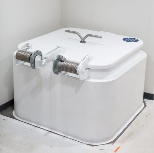 Deckluke für Schiffe - WRH-E-A60 S3 - Libra-Plast AS - quadratisch / wasserdicht / mit einem Innengriff