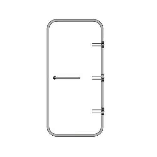 Tür für Schiffe - WRD A2 - Libra-Plast AS - wetterdicht / Aluminium