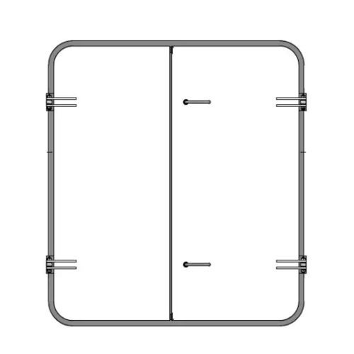 Tür für Schiffe - WRD.D A1 - Libra-Plast AS - wetterdicht / doppelt / Aluminium
