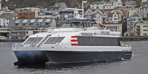 Passagierboot Berufsschiff - M/S "Vøringen" - Oma Baatbyggeri AS - Katamaran / Aluminium