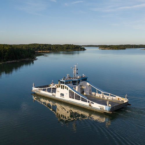 Katamaran-Autofähre - Vikare & Nestori - UKI Workboat - Stahl