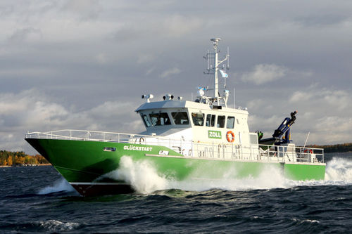 Patrouillenboot Berufsschiff - Glückstadt - UKI Workboat - Innenborder / Aluminium / GL