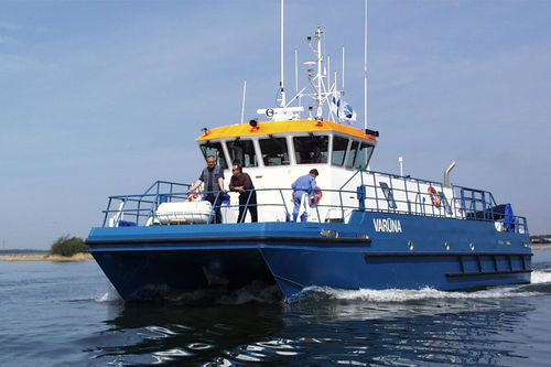 Boot für hydrographische Studien Berufsschiff - Varuna - UKI Workboat - Katamaran / Innenborder / Aluminium
