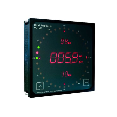 Display für Boot - VL-LCR  - VEINLAND - für Schiffe / Windrichtung / Anemometer
