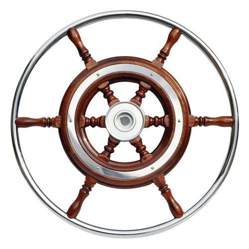 Steuerrad für Segelboot - T3 series - SAVORETTI ARMANDO & C. s.n.c. - Mahagoni / traditionell