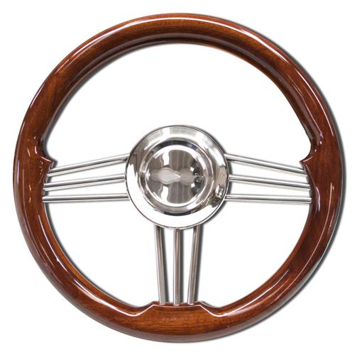 Motorboot-Lenkrad / Mahagoni - T14L - SAVORETTI ARMANDO & C. s.n.c. - Segelbootrennen / 9-Speichen