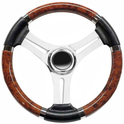 Motorboot-Lenkrad / Edelstahl - T18 series - SAVORETTI ARMANDO & C. s.n.c. - Carbon / Segelbootrennen / 3-Speichen